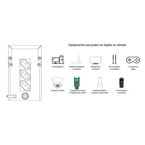 No-break JBR - Proteja seus equipamentos! - Foto 2