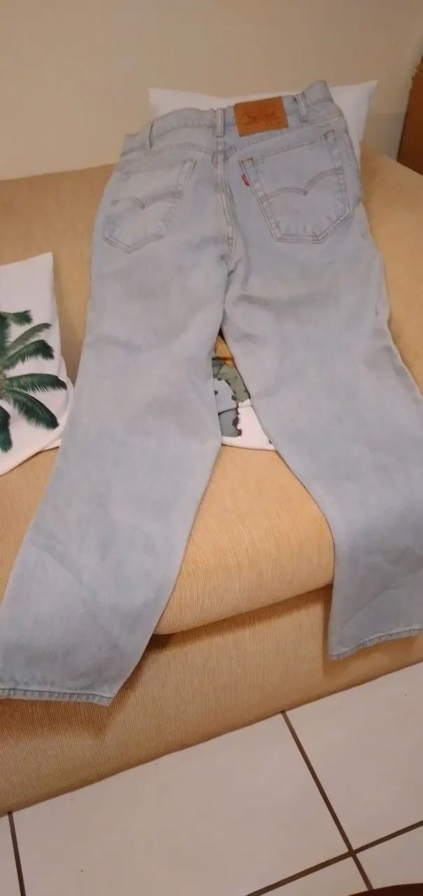 Calça jeans Levis clara - Foto 3