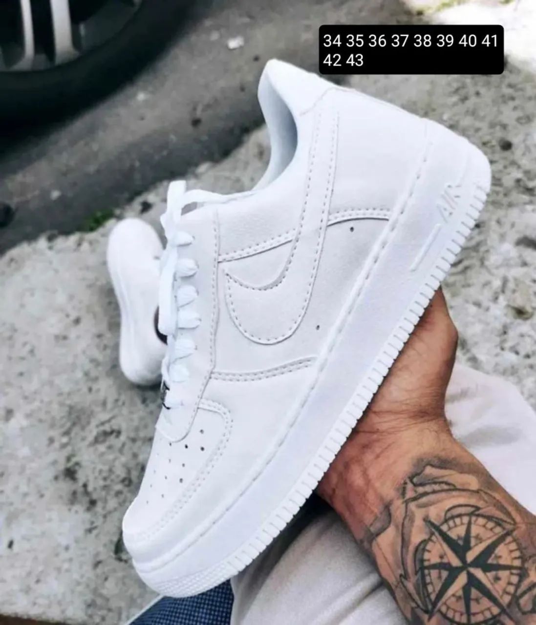 Tênis Nike Air Force 1 Branco - Foto 5