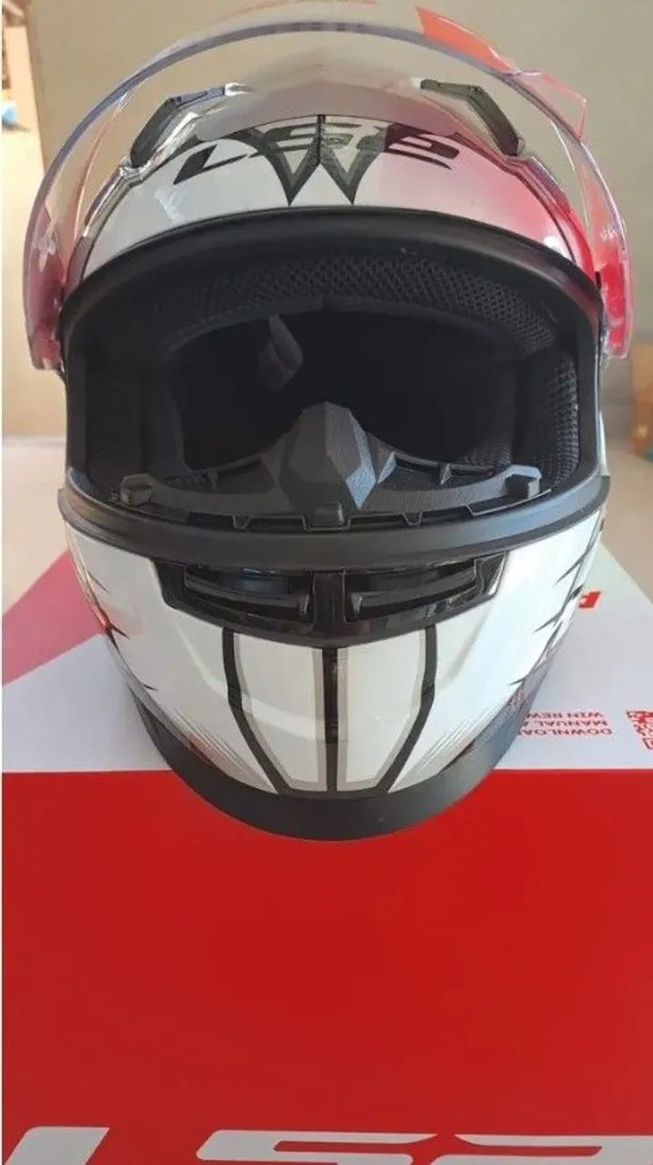 Capacete Moto Ff358 Alex Barros réplica Silver