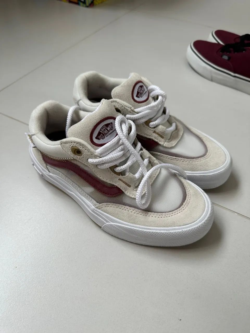 Tênis Vans wayvee leather than white  - Foto 4
