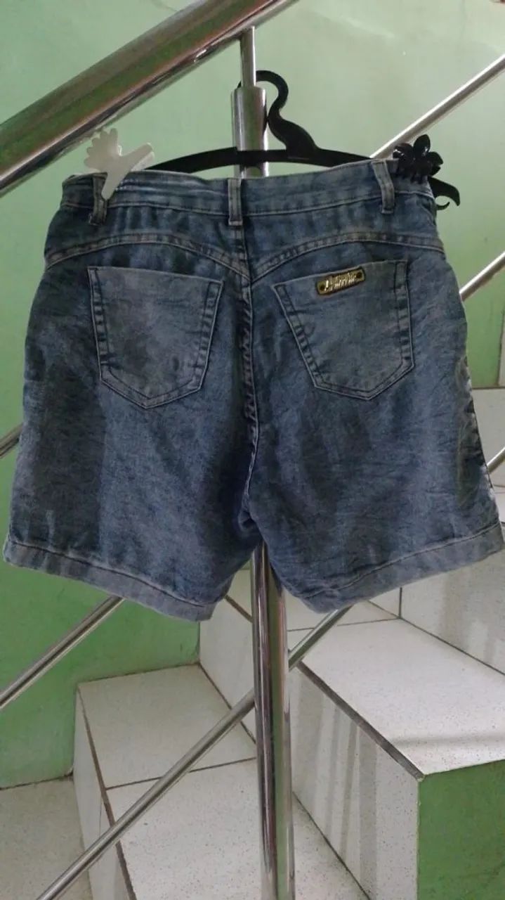 Short Jeans vestem 42 5 reais cada  - Foto 2
