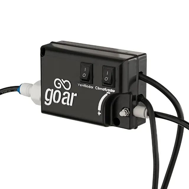 Climatizador e Ventilador Atenas de Parede 60cm Preto Goar - Foto 4