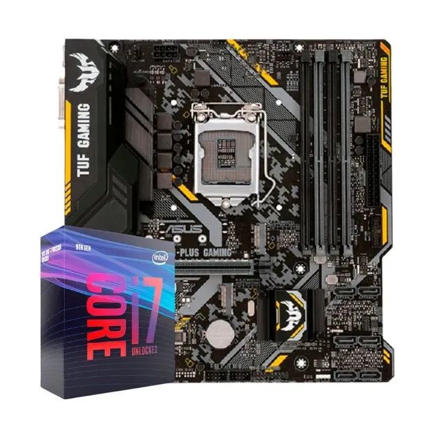 Kit I7 9700 KF + B360m Gaming Asus Tuf + 32 Ram - Peças de