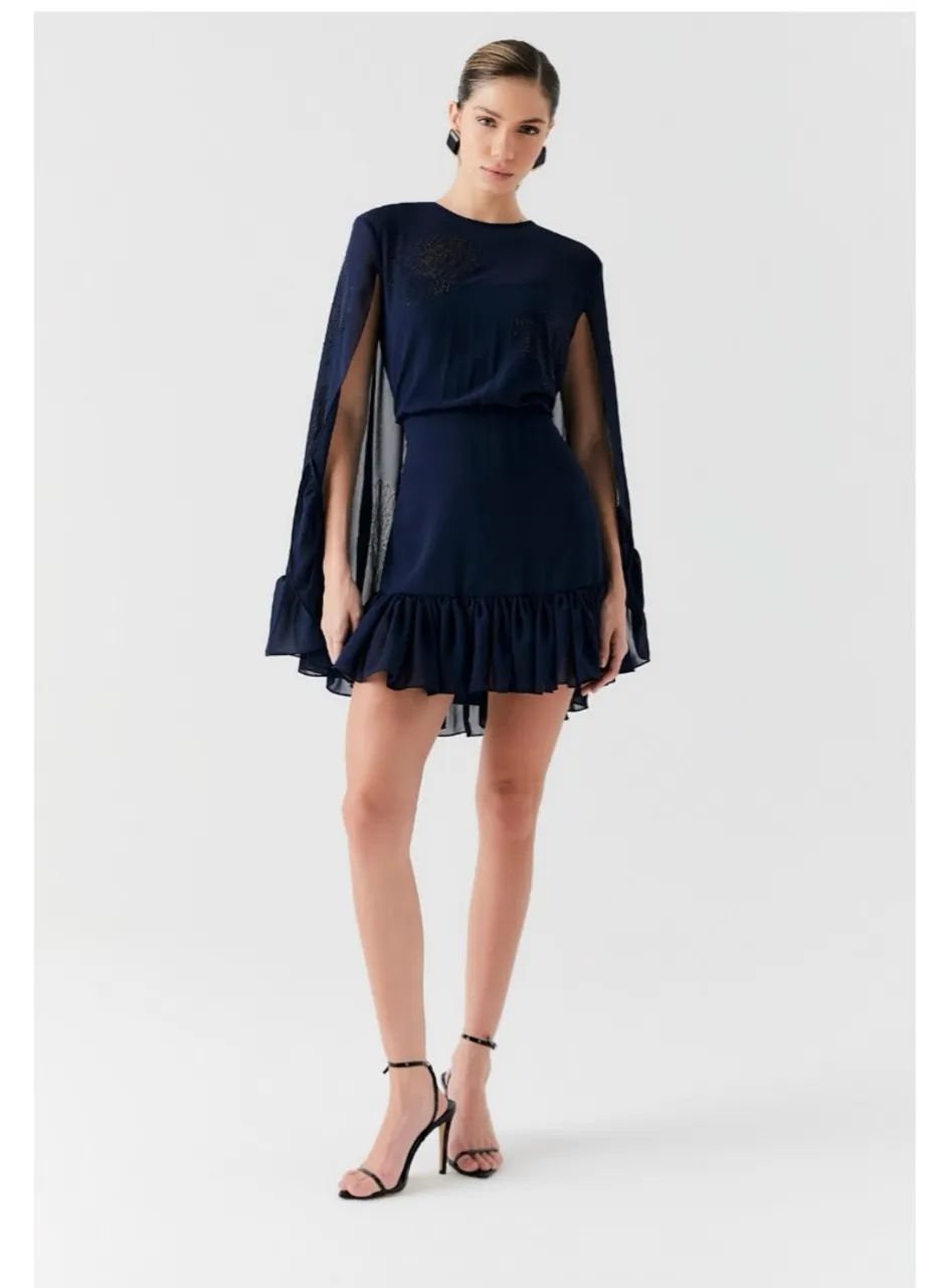 Vestido azul Iury Costa NOVO