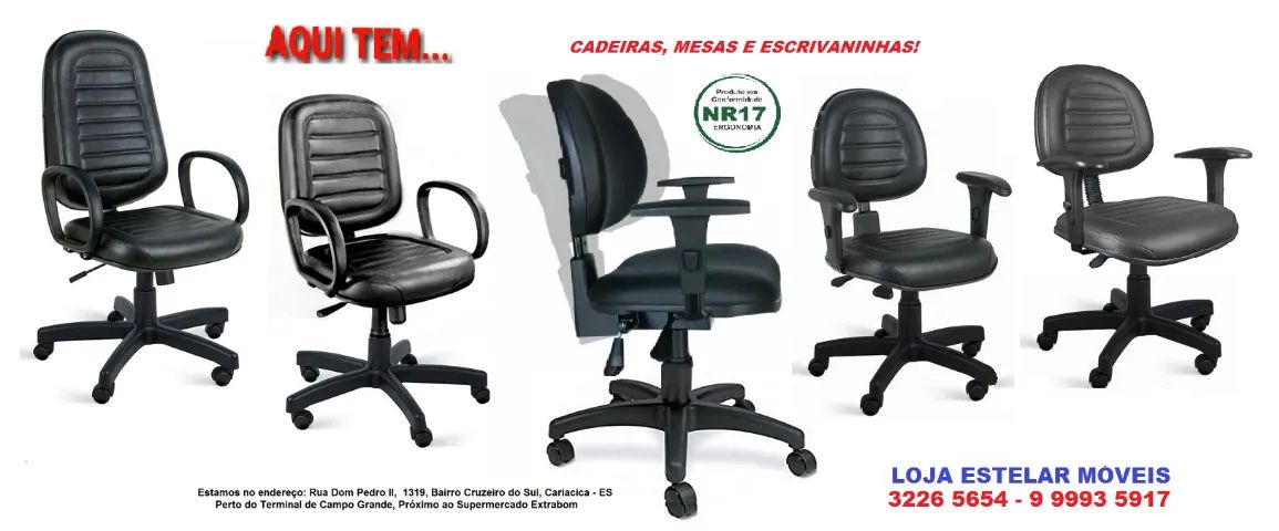 Cadeira giratória, vários modelos!  - Foto 4