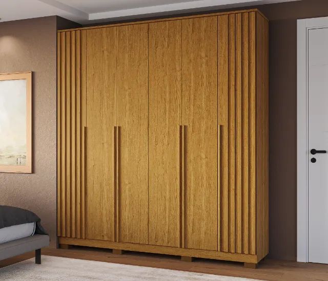 Guarda Roupa 6 Portas Jamile ACP, 100% MDF - ( Promoção ) - Foto 3