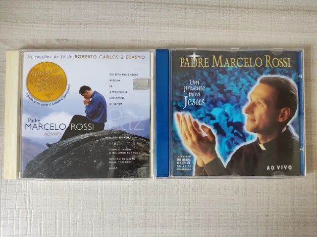Kit 2 Cd Padre Marcelo Rossi Um Presente Jesus E Paz L E I A (Usado)