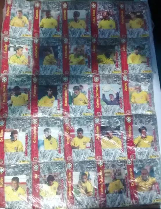 Futcards Coca Cola 1997 jogadores de futebol 