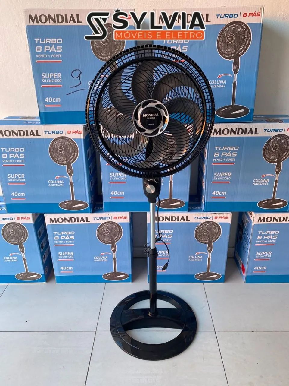 Ventilador mondial 8 pás 