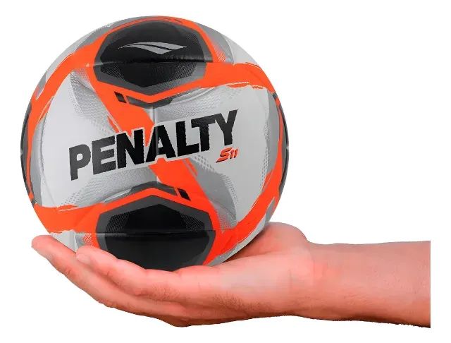 Vendo: Bola De Futebol Campo Infantil S11 T50 Xxv 6 Gomos Penalty Branco/preto/laranja