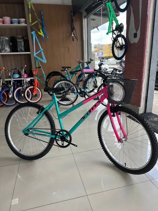 Bicicleta Aro 26 com 18 marchas- arraste para o lado  - Foto 3