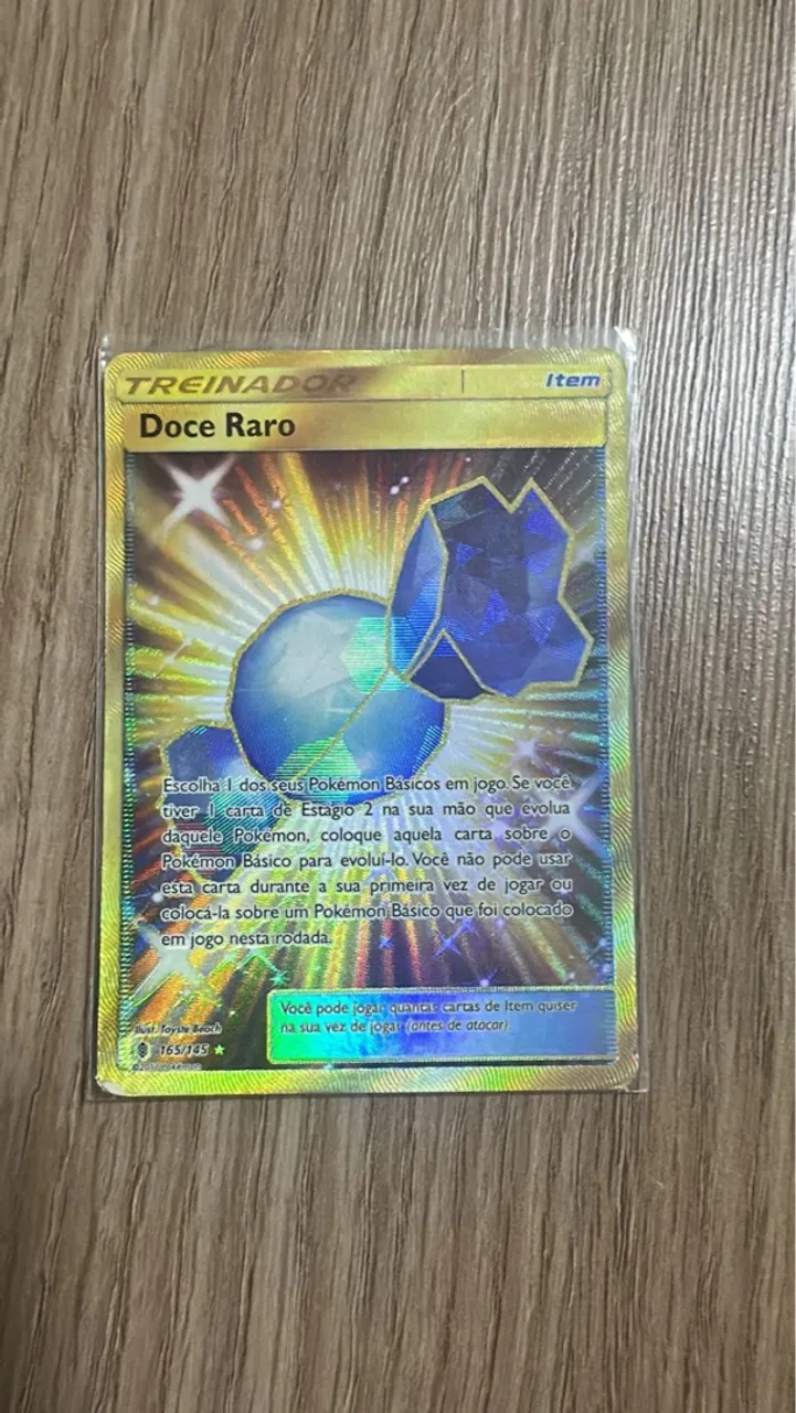 Carta Pokémon Doce Raro 165/145