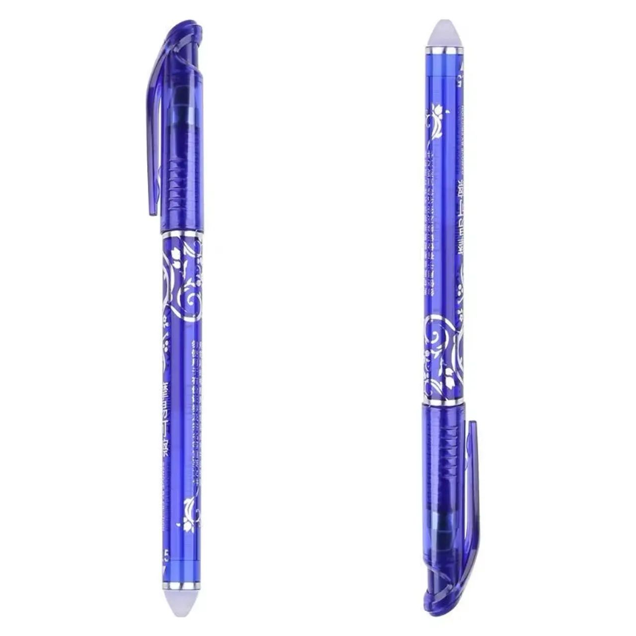Canetas Esferográficas Gel Azul Recarregáveis Apagáveis 0.5mm - Foto 3