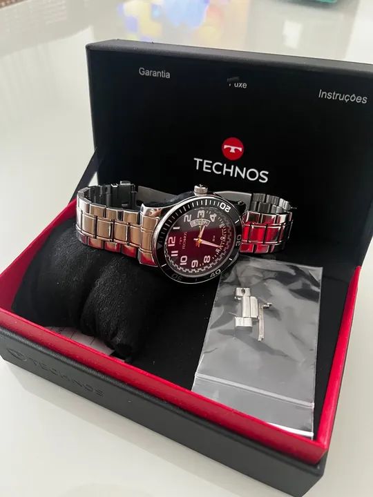 Relógio Masculino Technos Racer Prata - Foto 2