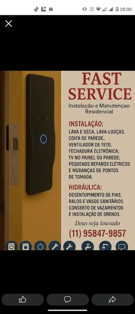 Instalação de Fechadura Eletrônica