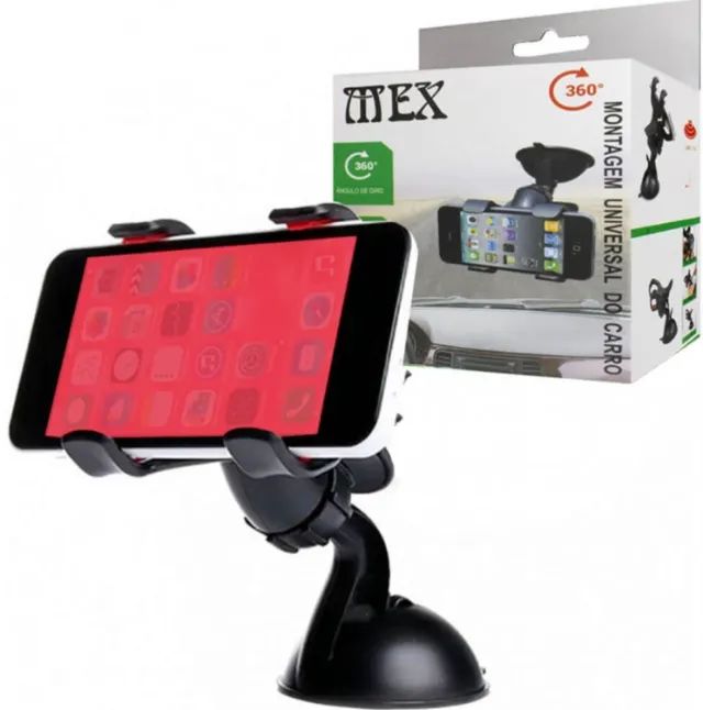Suporte Veicular para Celular Universal com Ventosa Mex C-1017 - Foto 3
