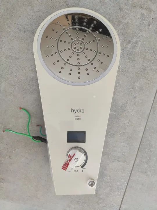 Chuveiro Elétrico Safira Digital Branco Bivolt 4400W a 6500W Hydra - Foto 2