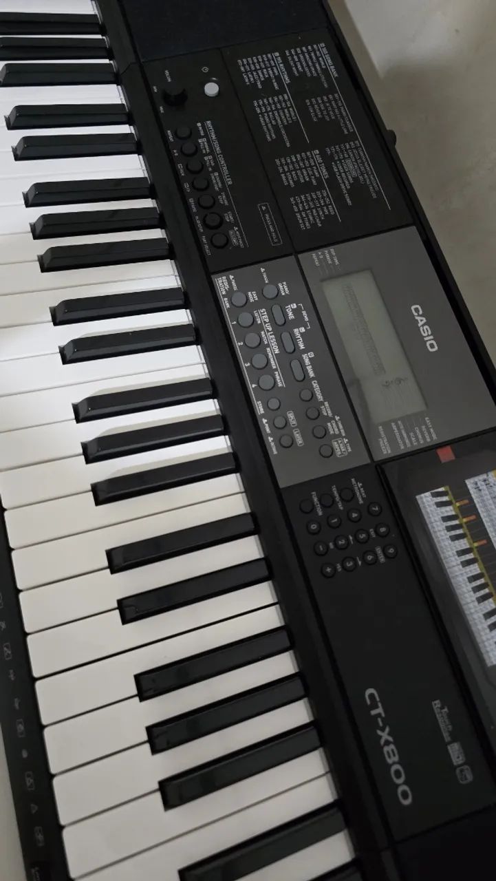 TECLADO CASIO 5/8 INTER CT-X800C2 BR/PT - Foto 3