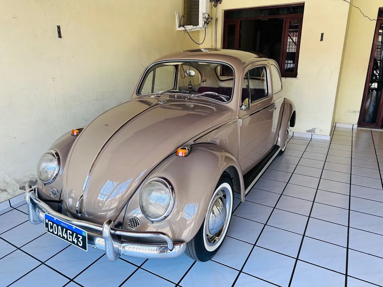Vw Fusca 1969 Placa Preta Certificação Paulista (SEM DETALHES) - Foto 3