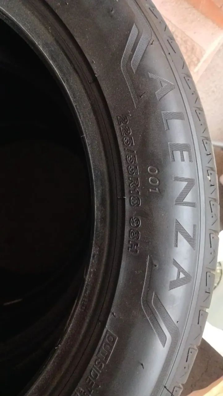 4 PNEUS BRIDGESTONE 225 X 55 X 18 <br>VALOR 1400 REAIS <br>WHATS * - Foto 3