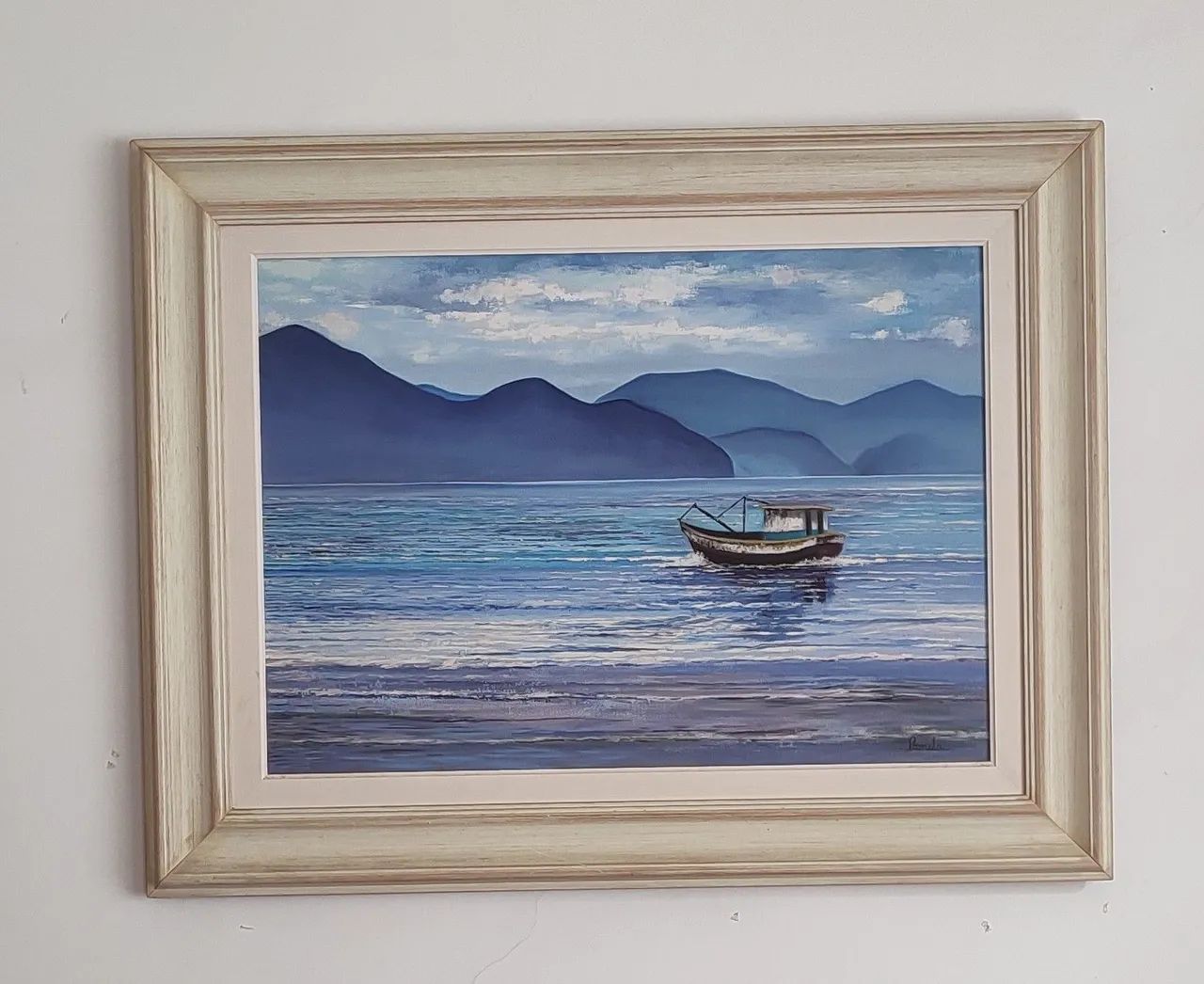 Quadro Mar Azul