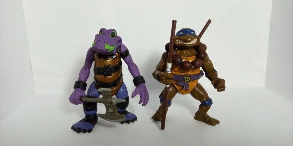 Tartaruga Ninja Donatelo E Al Negator Anos 90 Raridade