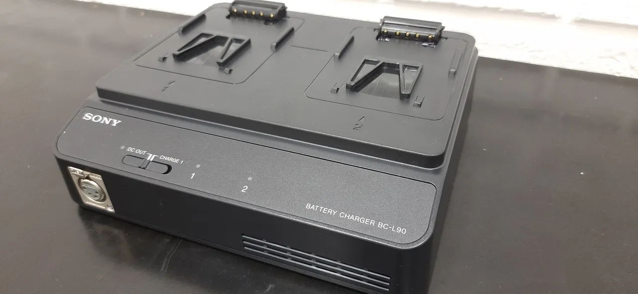 Carregador Sony BC-L90 - Duplo, Profissional - Original - Excelente Estado - Foto 3