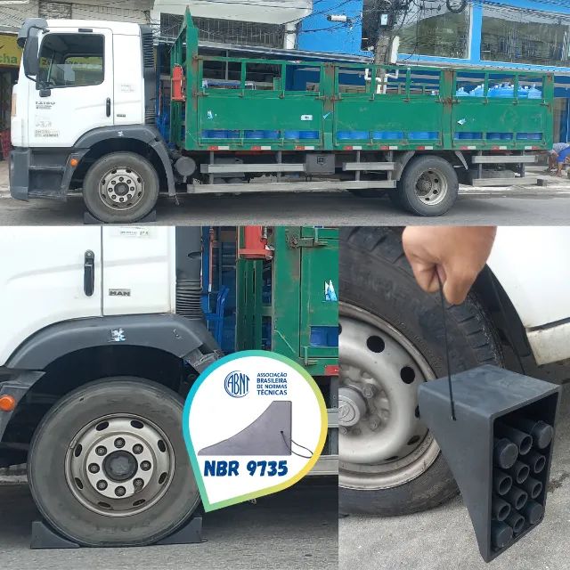 CALÇO PARA RODAS TRAILERS CAMINHÃO CAMINHONETE NBR 9735 - Foto 6