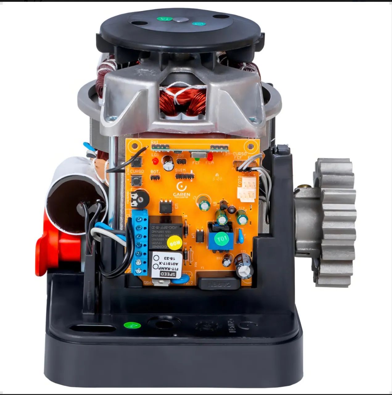 Motor De Portao Eletrico Garen 400kg Speed + 3m Cremalheira + 2 Controles - Foto 5