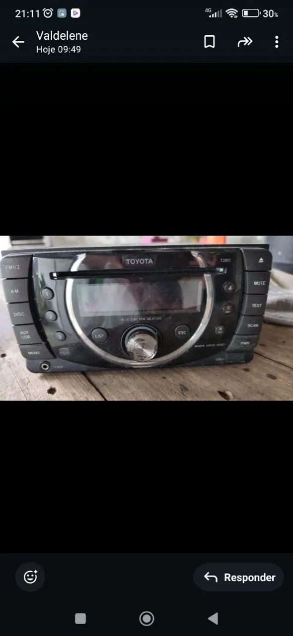 Som automotivo Toyota até 2012
