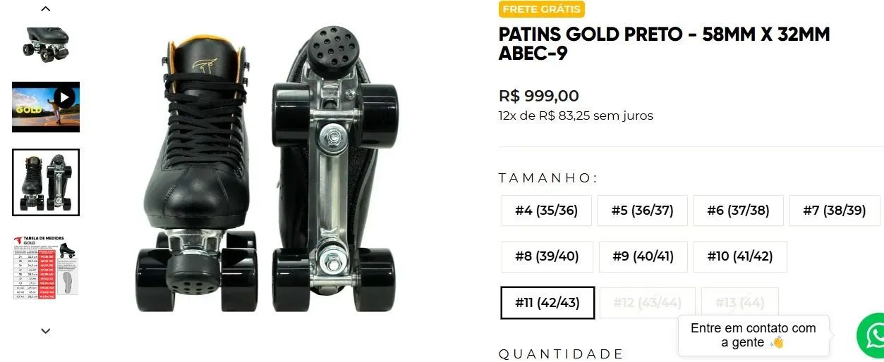 Patins Traxart Gold n°43 - Foto 3