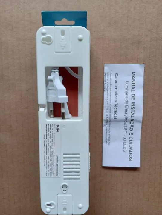 Luminária Emergência Led 30 Leds Elgin - Foto 2