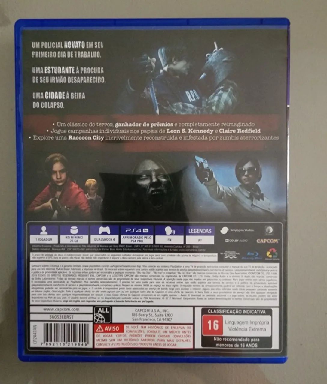 Resident evil 2 Remake Ps4 - Foto 2