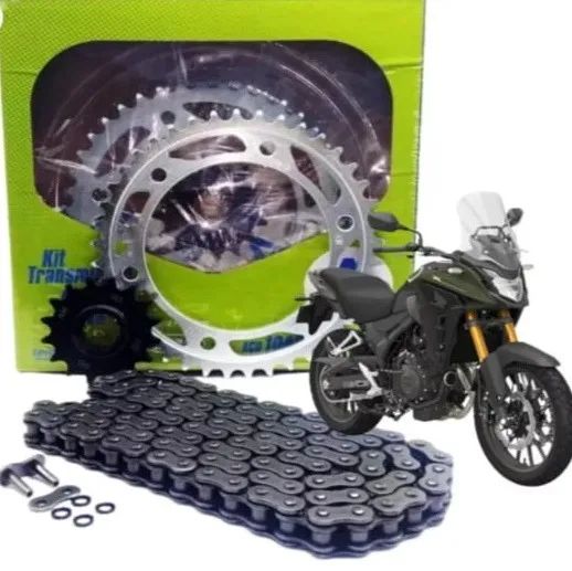 Kit de relação com retentor para moto CB 500x 2013 a 2019