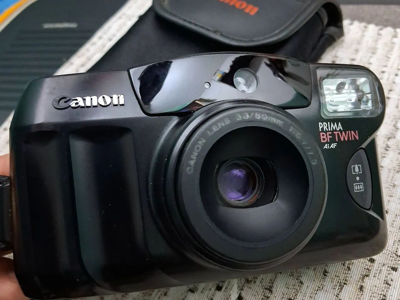 Câmera Fotográfica Canon Prima BF Twin AIAF  Analógica Premium! - Foto 5