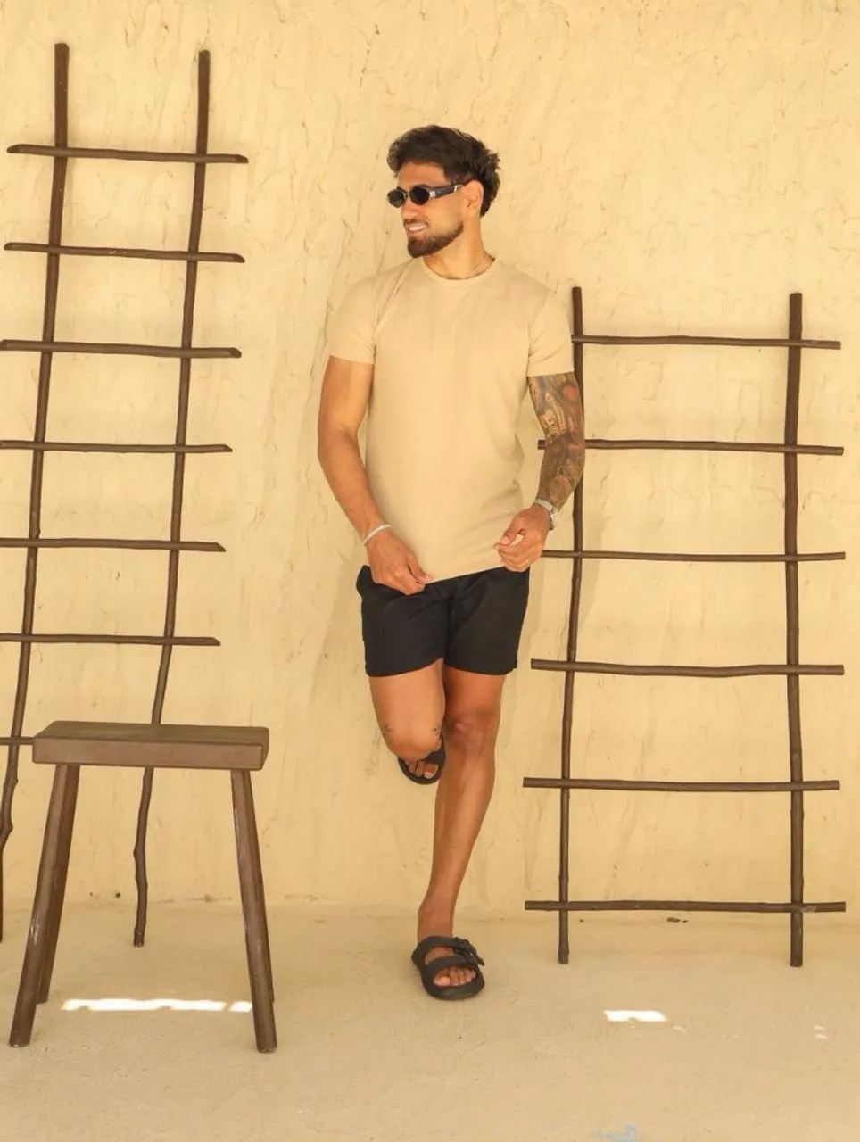T-shirt Básica Tricô ? ? ? ? ? ? ? ?  - Foto 5