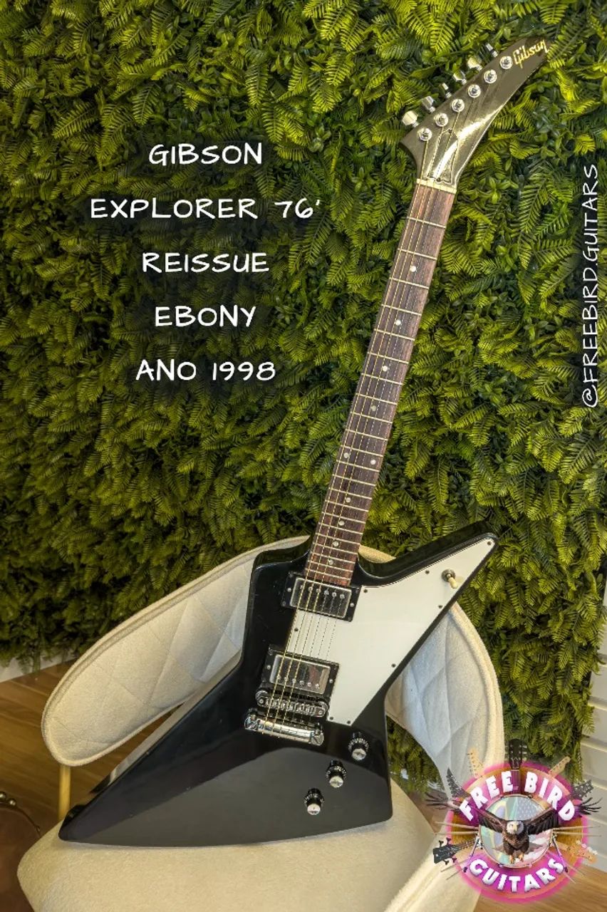 GIBSON / EXPLORER 76? REISSUE / EBONY / 1998 / GUITARRA