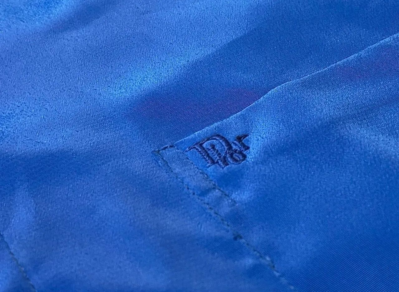camisa dior de seda anos 90 - Foto 4