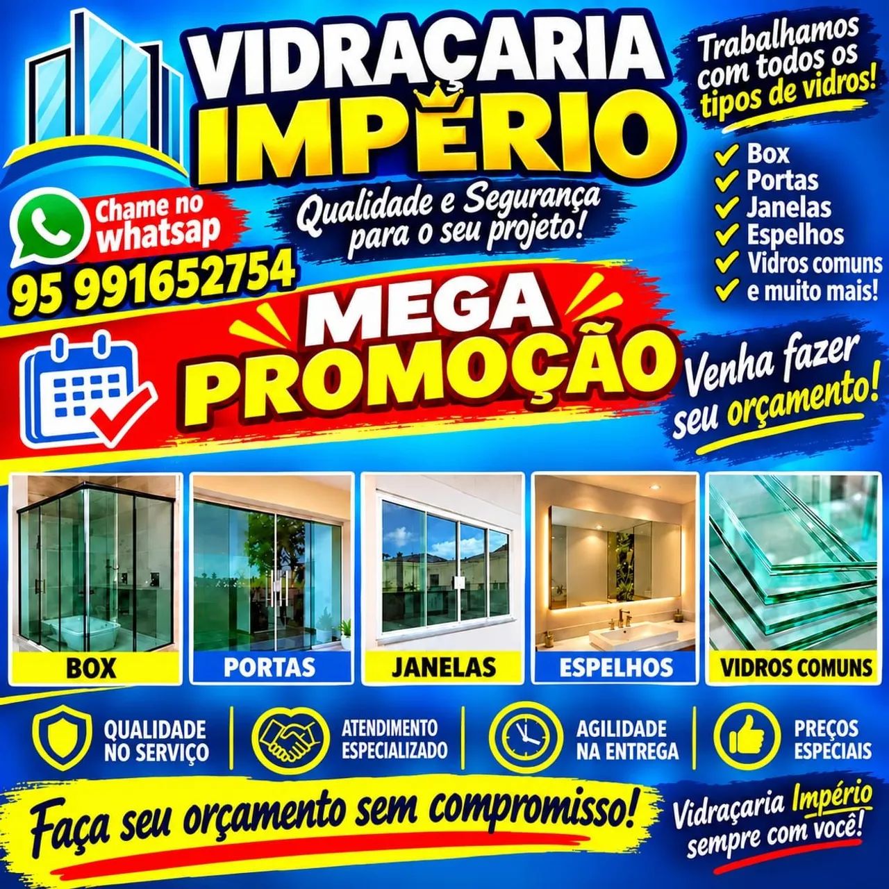 VIDRAÇARIA IMPÉRIO  - Foto 2