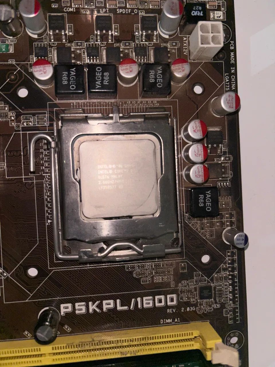 KIT PLACA MÃE ASUS 2008 (placa mãe processador e memória) - Foto 2