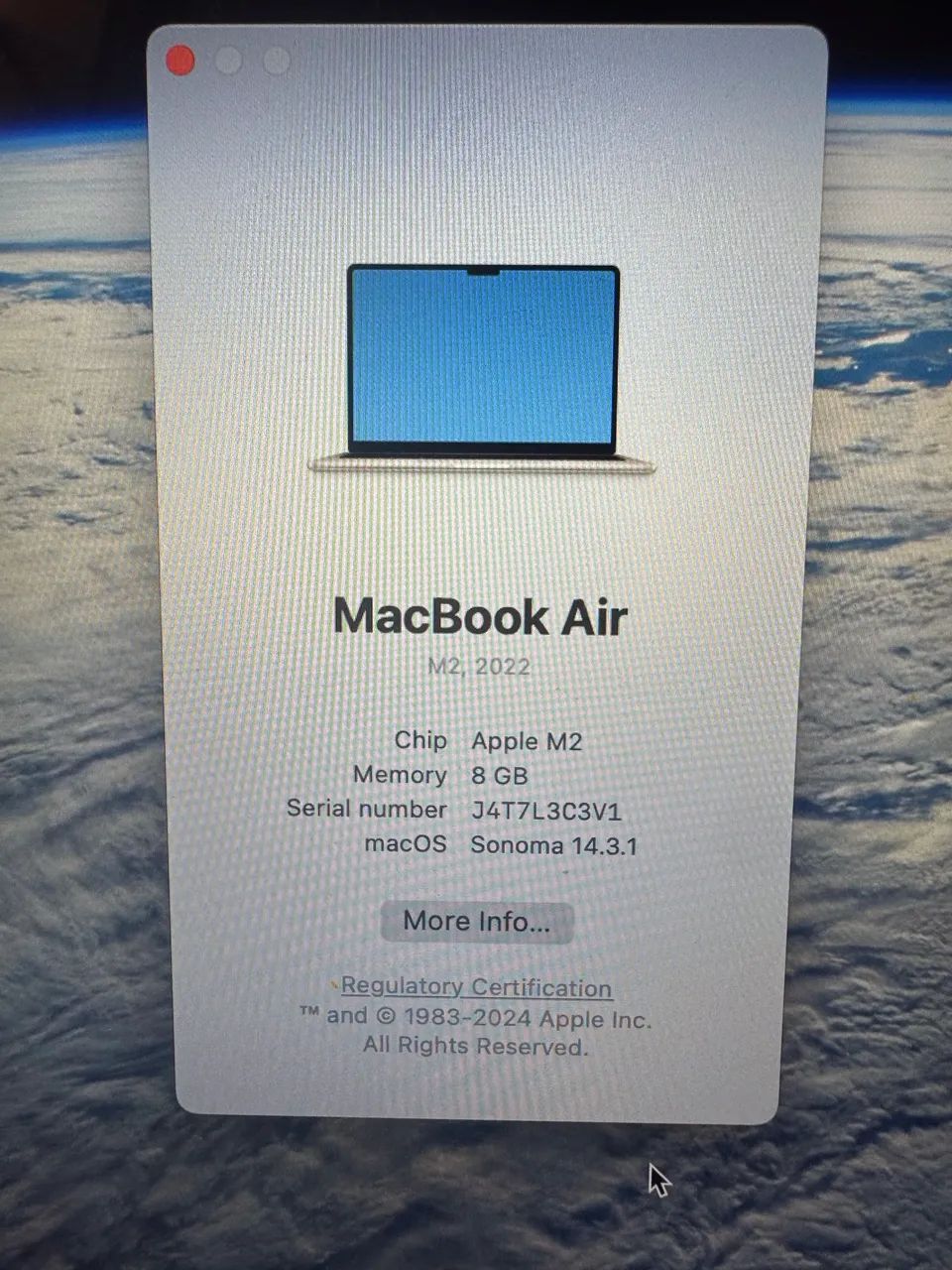 Mac Book Air 2022 M2 - 8gb - Foto 3