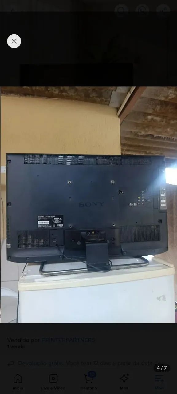 Tv Sony bravia LCD 32 polegadas com defeito fantasma so troca a placa dos HDMI  - Foto 3