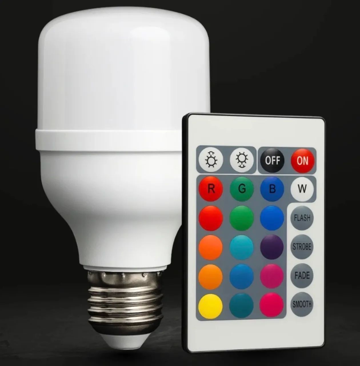 Lâmpada Inteligente RGB 9W com Controle via App e Soquete E27