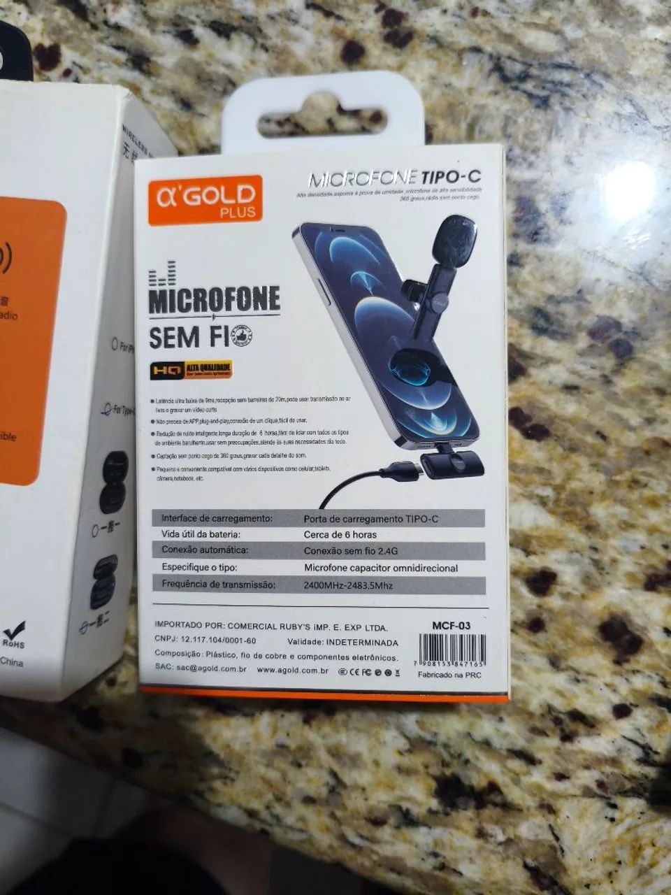 Microfones de lapela USB-C, em ótimo estado. - Foto 3