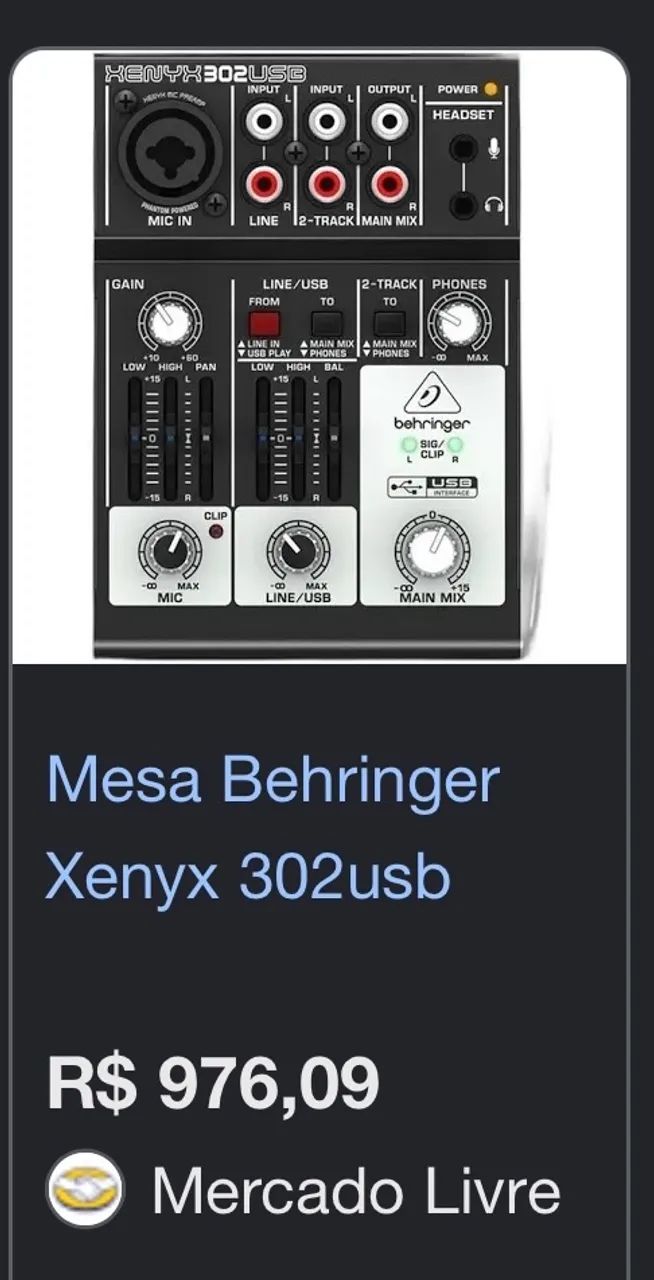 mini mesa behringer - Foto 4