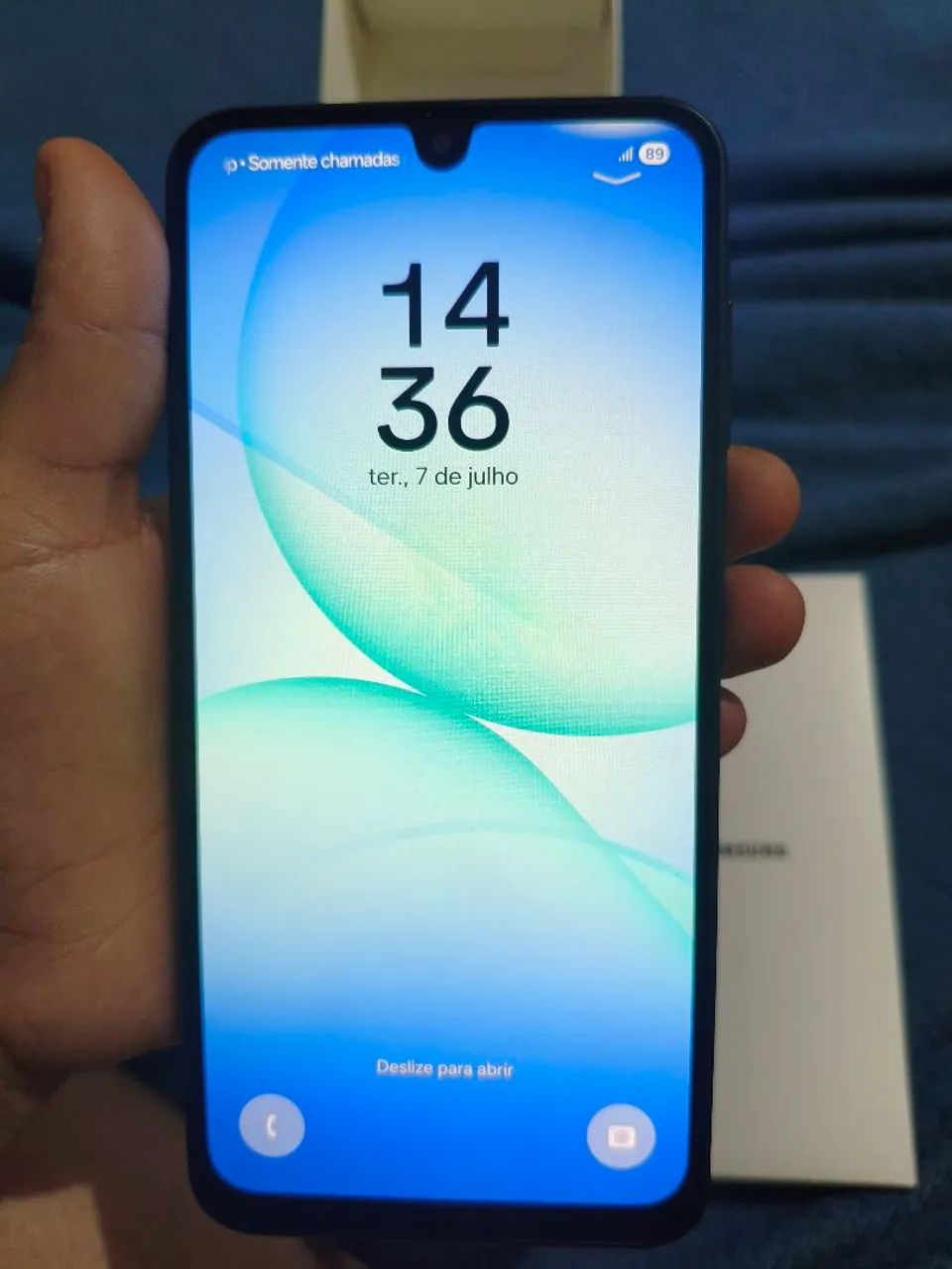 A17 novo na caixa 