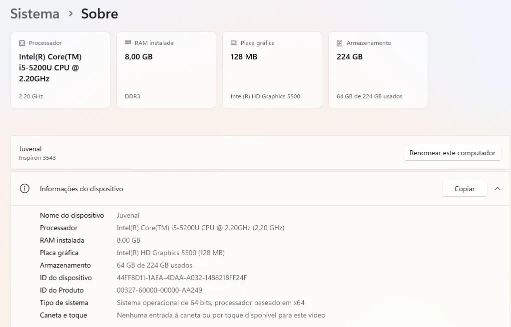 Notebook Dell Inspiron 15 3543 - Foto 2