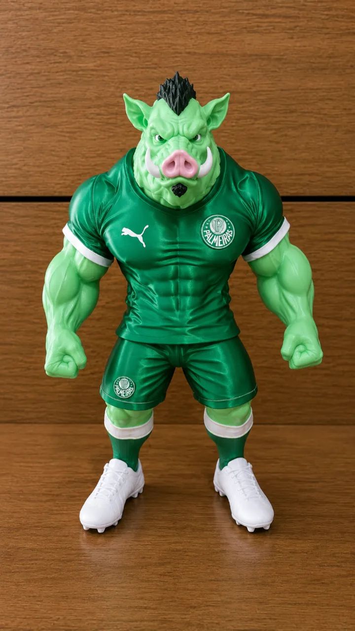 Mascote do Palmeiras 32cm - Estilizado e Super Detalhado