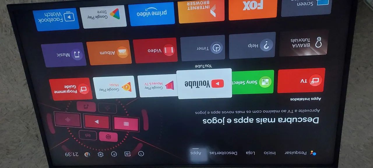 Tv smart 50" Android sony